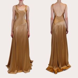 AZEEZA Deepika Gown in Coffee